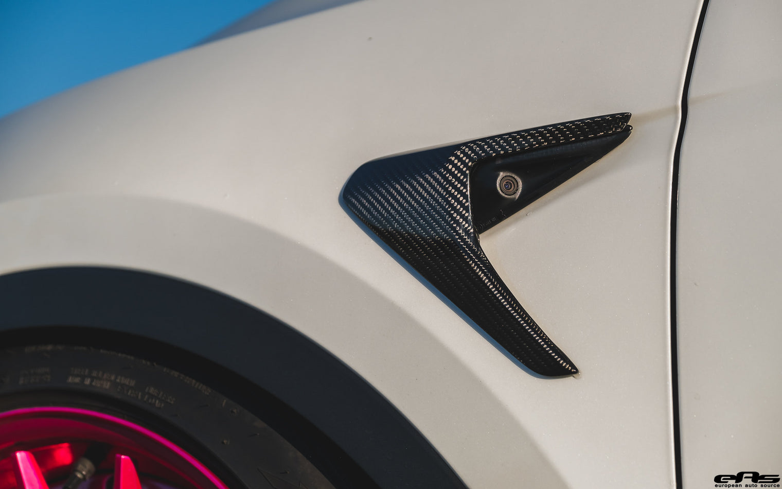 ADRO - Premium Prepreg Carbon Fiber Camera Cover - Tesla Model 3