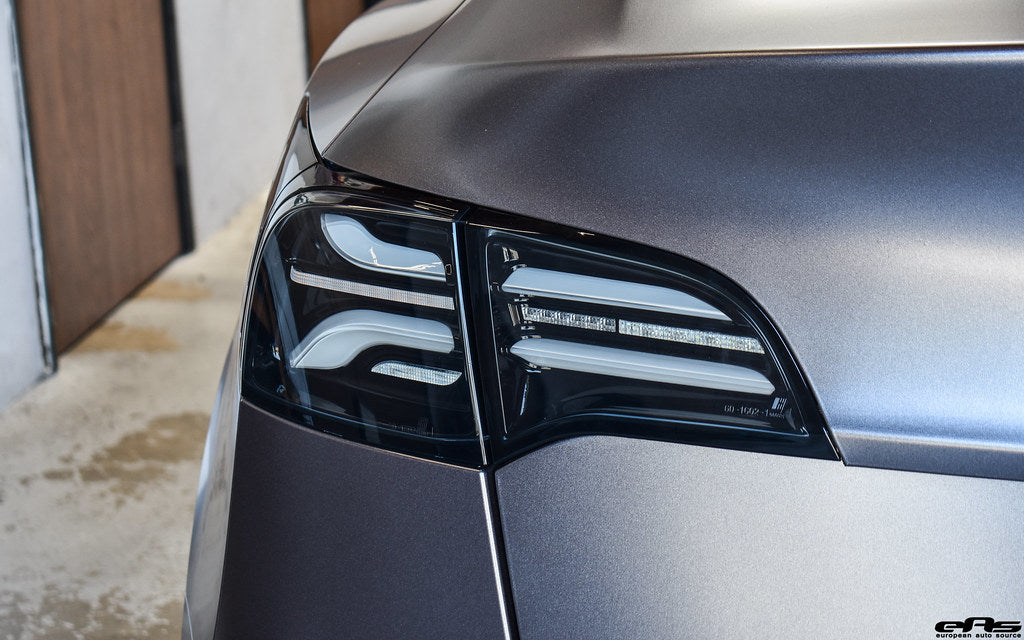 Alpharex - PRO-Series LED Tail Lights (Jet Black) - Tesla Model Y