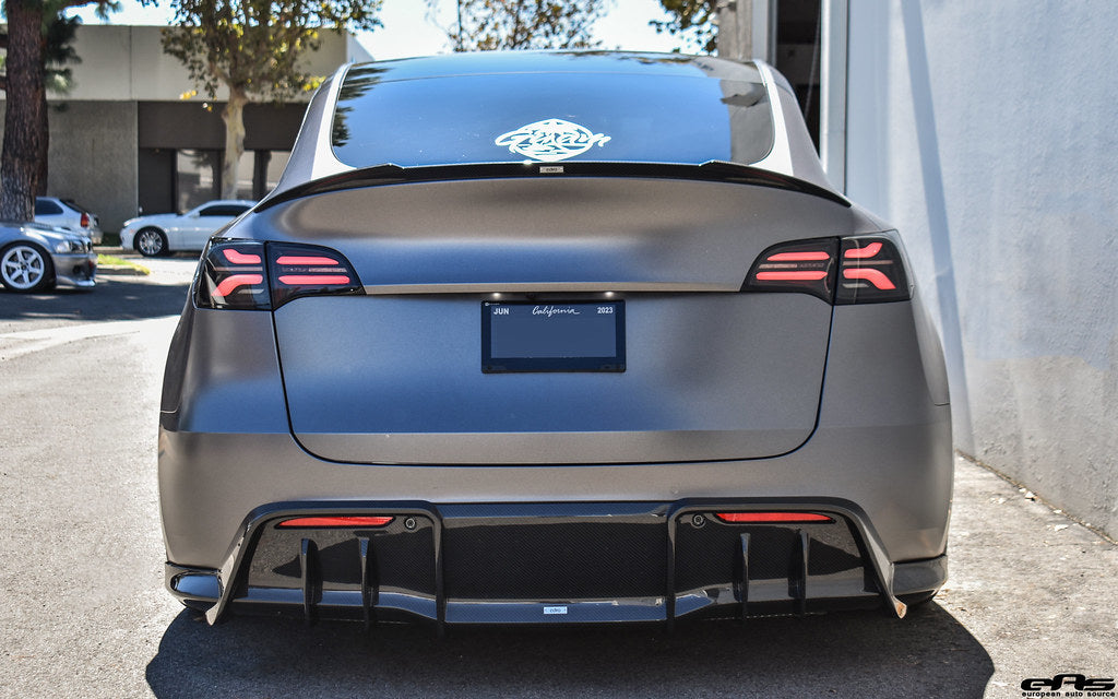 Alpharex - PRO-Series LED Tail Lights (Jet Black) - Tesla Model Y