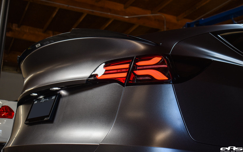 Alpharex - PRO-Series LED Tail Lights (Jet Black) - Tesla Model Y
