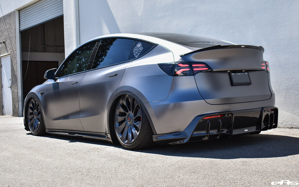 Alpharex - PRO-Series LED Tail Lights (Jet Black) - Tesla Model Y