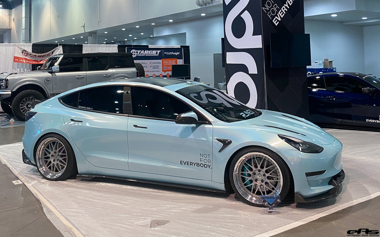 ADRO - Premium Prepreg V2 Carbon Fiber Side Skirts - Tesla Model 3