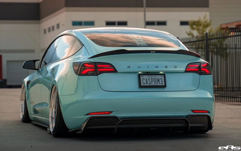 Alpharex - PRO-Series LED Tail Lights (Jet Black) - Tesla Model 3