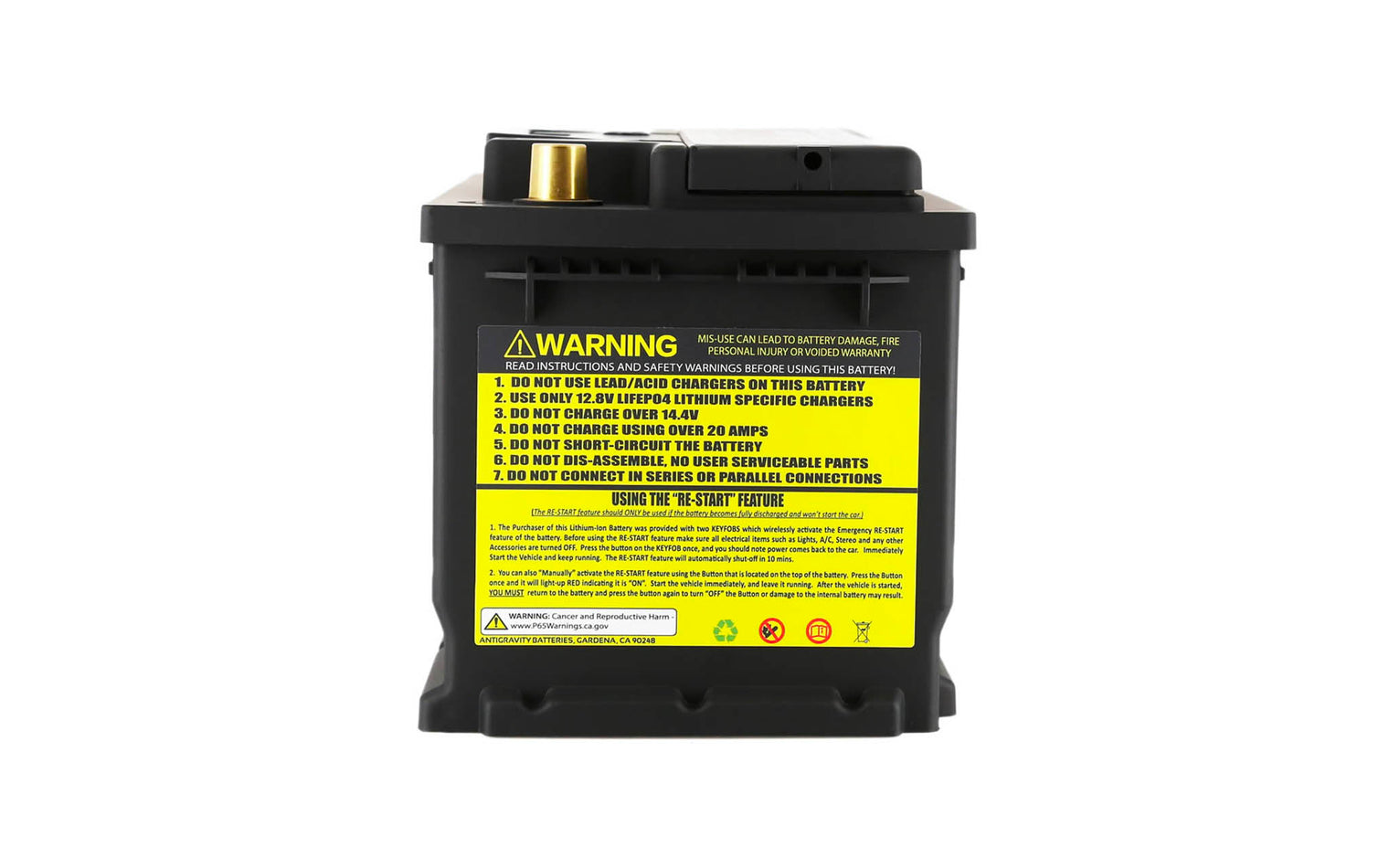 Antigravity - H6/Group-48 RE-START Lithium Lightweight Battery