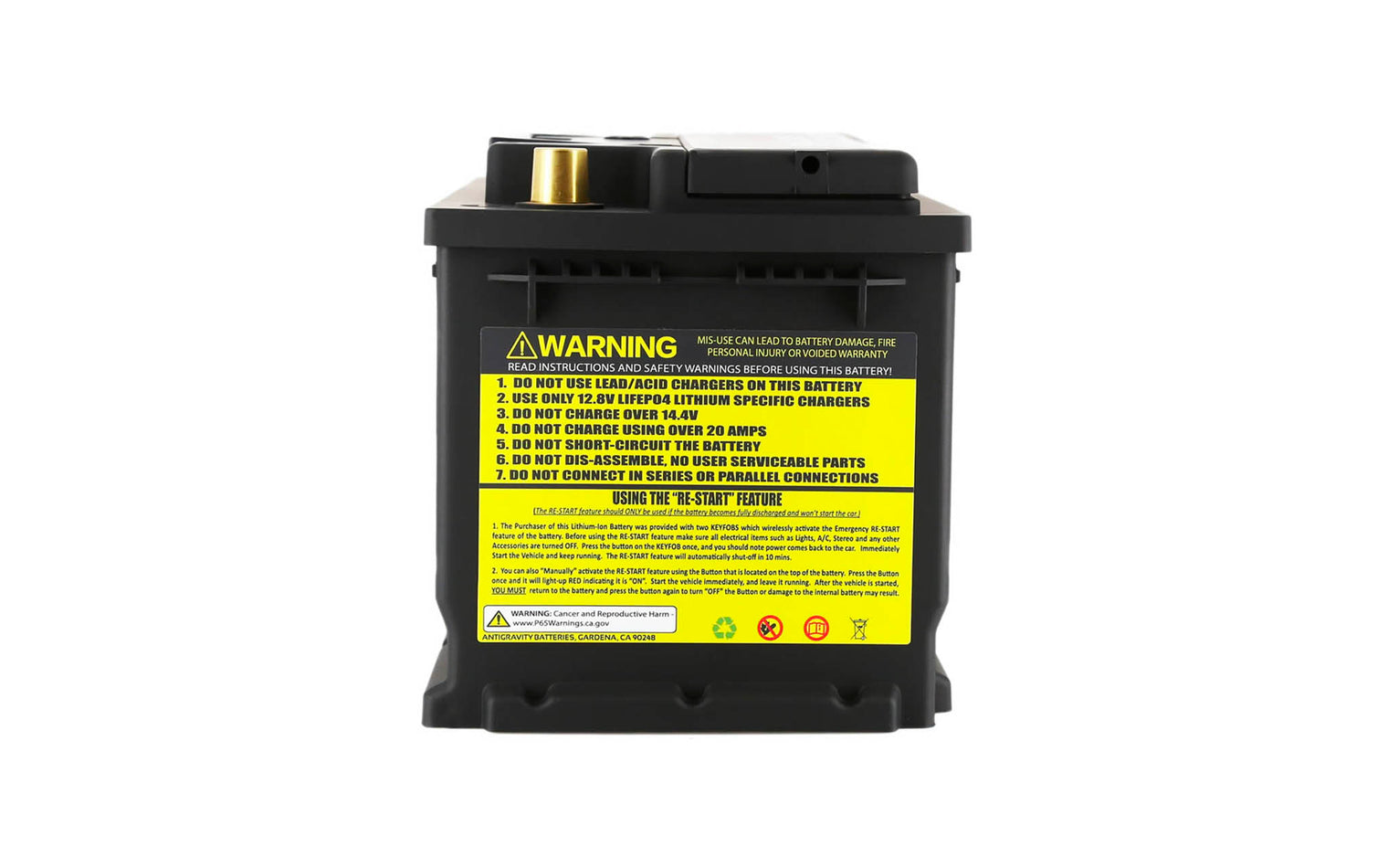 Antigravity - H7/Group-94R RE-START Lightweight Lithium Battery