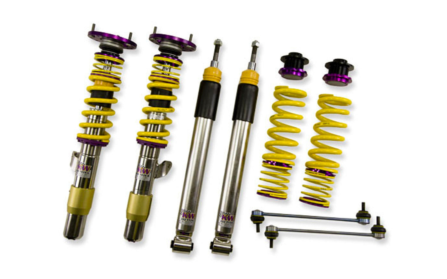 KW Suspensions - V3 Clubsport 2-Way Coilover Kit - BMW E82 1M