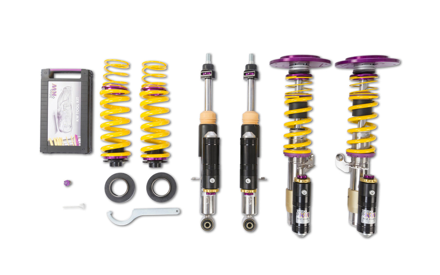 KW Suspensions - V4 Clubsport 3-Way Coilover Kit - BMW F8X M3/M4