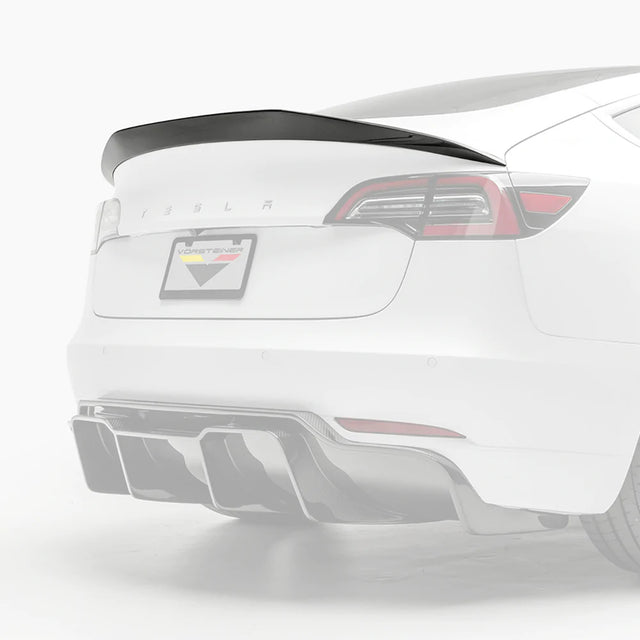 Vorsteiner - Volta Carbon Fiber Rear Decklid Spoiler - Tesla Model 3