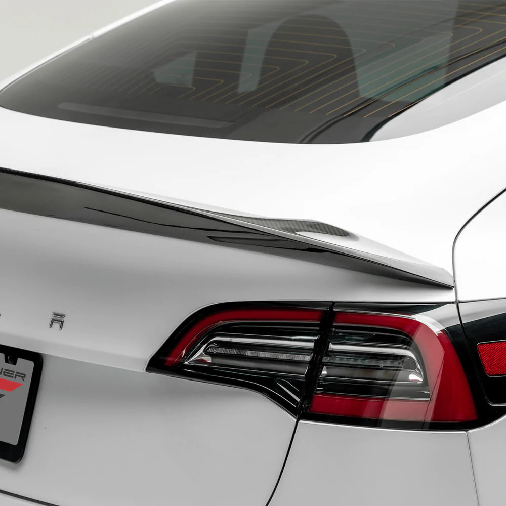 Vorsteiner - Volta Carbon Fiber Rear Decklid Spoiler - Tesla Model 3