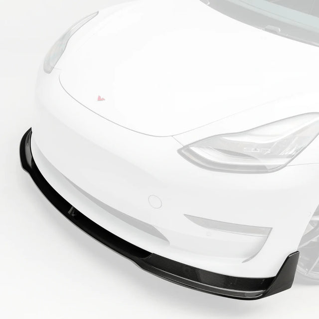 Vorsteiner - Volta Carbon Fiber Aero Front Spoiler - Tesla Model 3