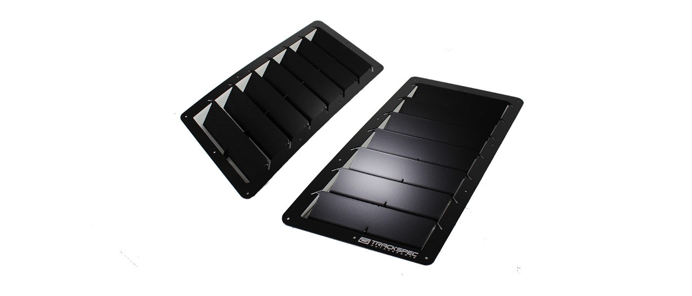 Trackspec - Universal Racing Hood Louvers (15.0 x 8.0 Inch)
