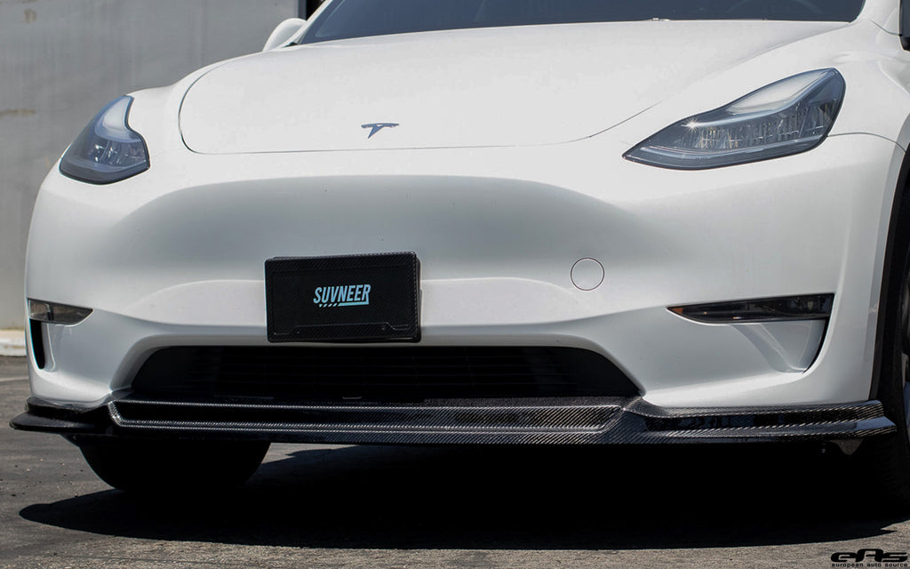 Suvneer Motorsports - Carbon Fiber Front Lip For Tesla Model Y