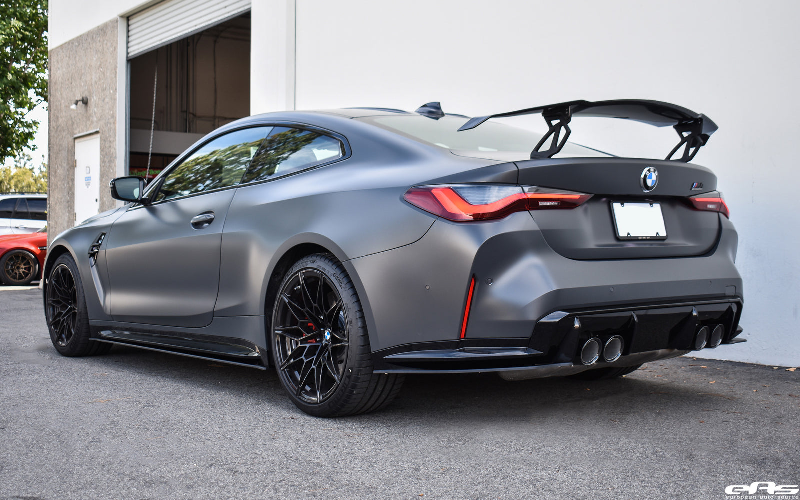 G82 M4 Competition - Vorsteiner Carbon Fiber Aero Wing Blade with Matte Black Uprights