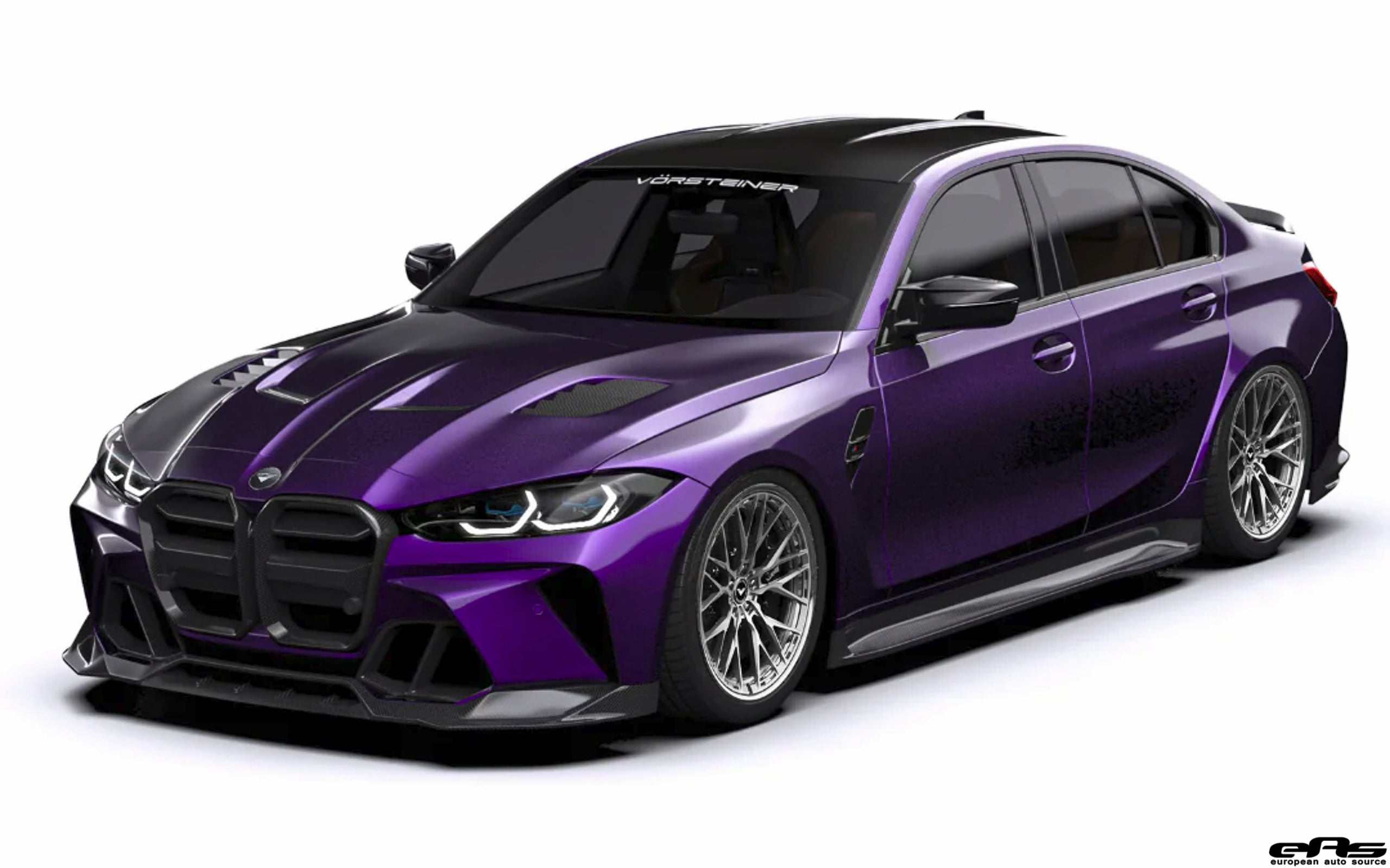 Vorsteiner GTS-V Carbon Fiber Aero Front Bumper & Hood For BMW G8X M3/