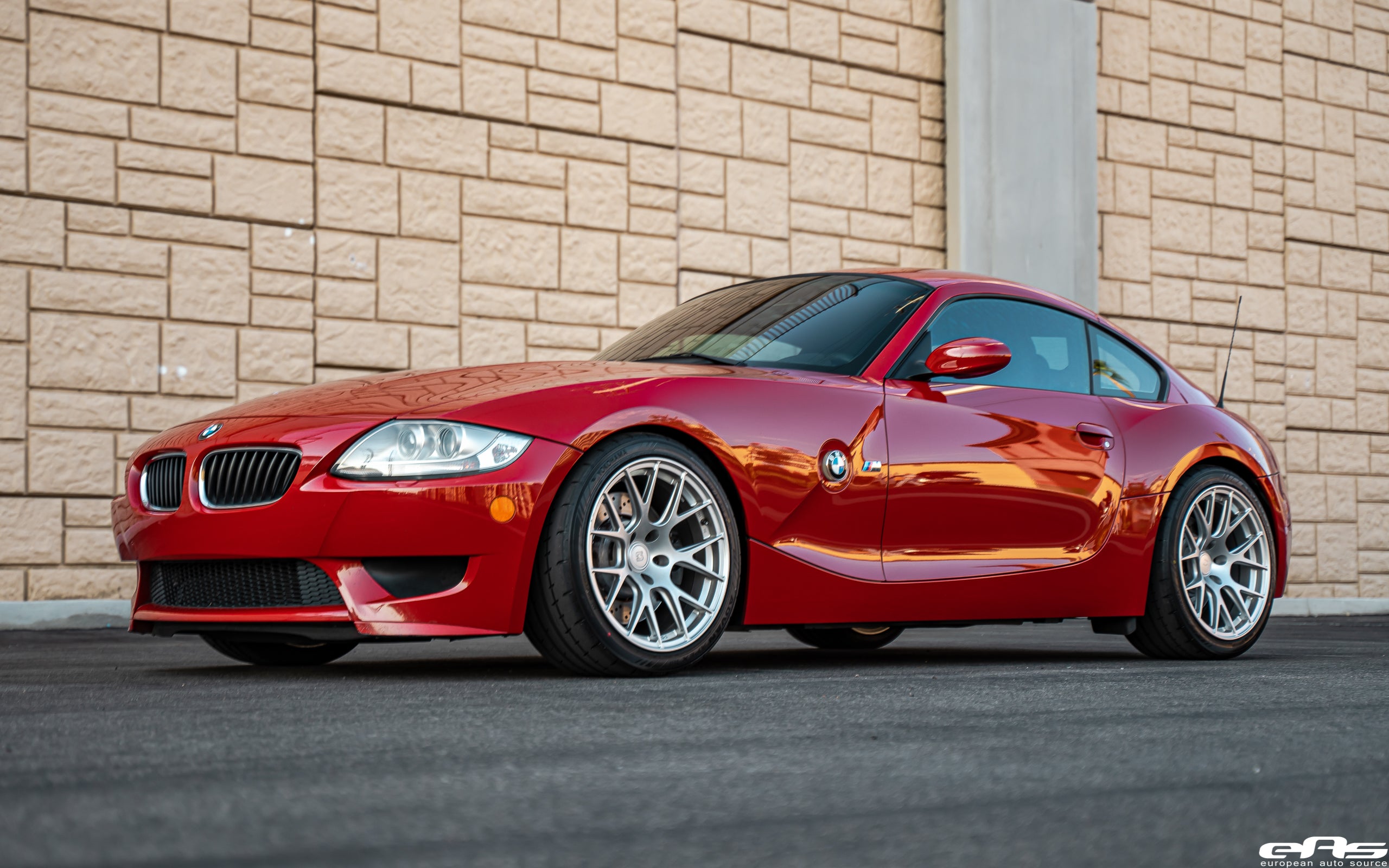 Imola Red BMW Z4 M Coupe - Titan 7 T-S7 (Iridium Silver)
