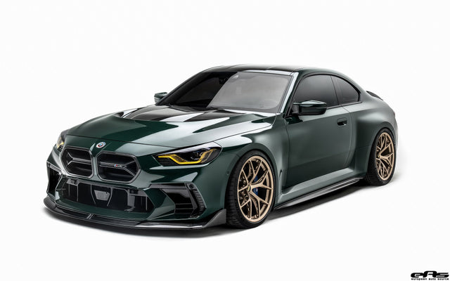 ADRO Carbon Fiber Front Grille & Carbon Fiber V2 Front Lip for Facelift Bumper - BMW G87 M2