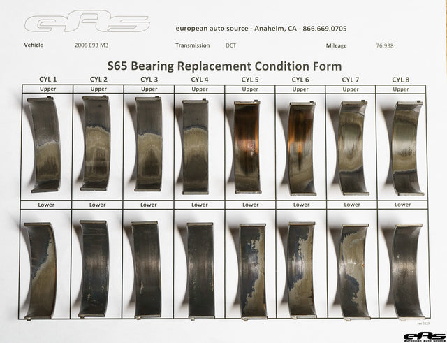 EAS BMW S65 Rod Bearing Service