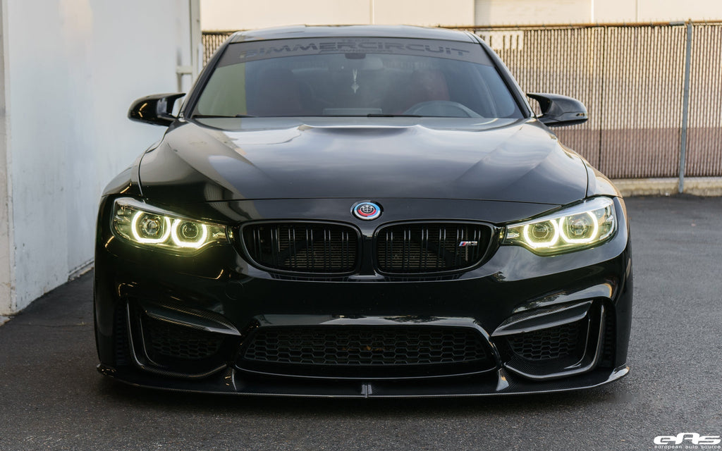 ADRO Premium Prepreg Carbon Fiber Front Lip &  Bumper Air Duct Trim - BMW F8X M3/M4 Sale