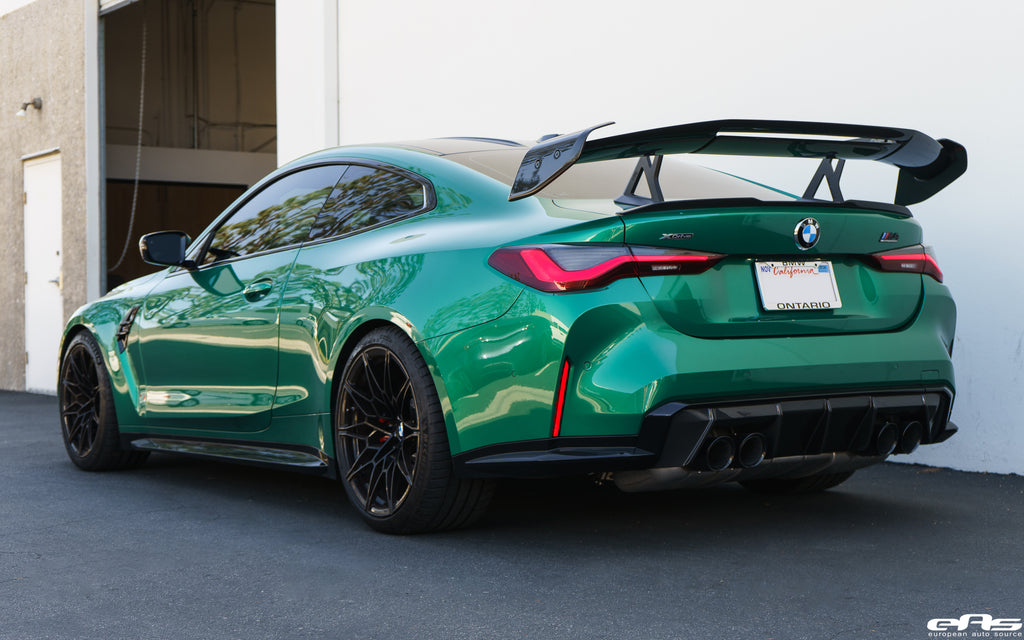 Isle of Man Green G82 M4 Competition - ADRO AT-R3 Carbon Fiber Swan Neck Wing