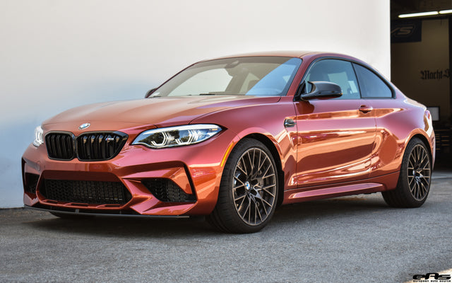 Sunset Orange F87 M2 Competition - Lightweight Performance Front Lip
