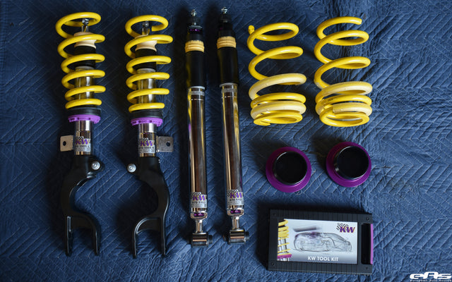 Tesla Model Y - ADRO Carbon Fiber Body Kit & KW V3 Coilovers