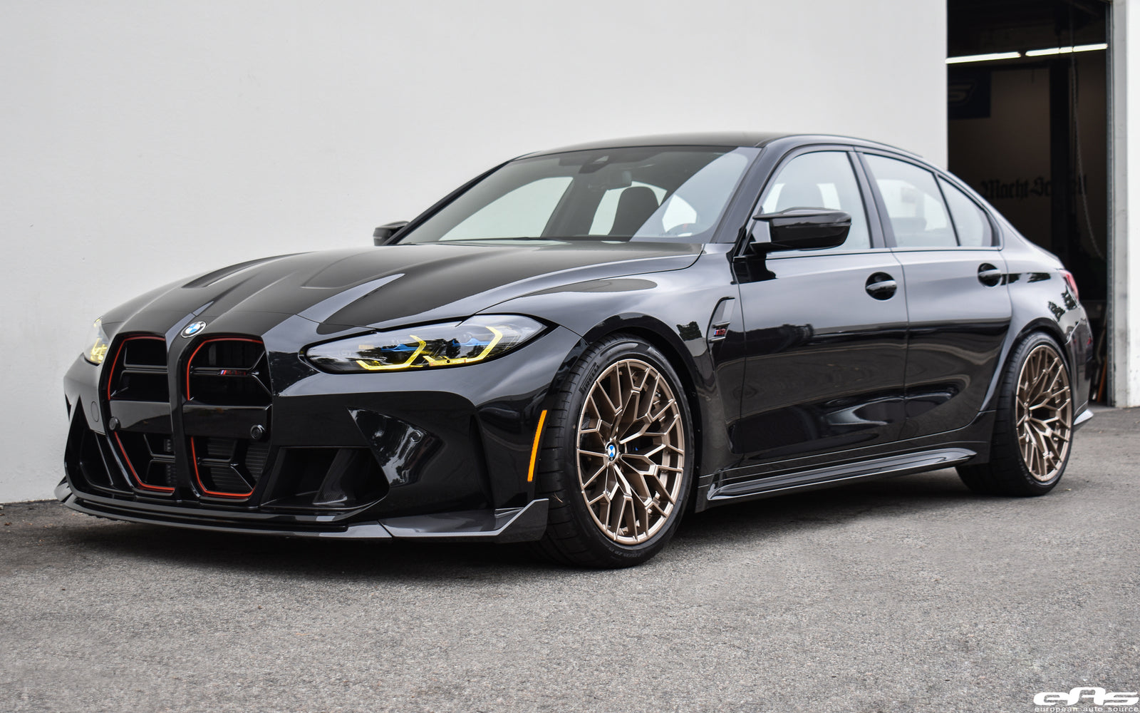 Black Sapphire Metallic G80 M3 CS - KW HAS Kit & Macht Schnell Competition Wheel Spacers