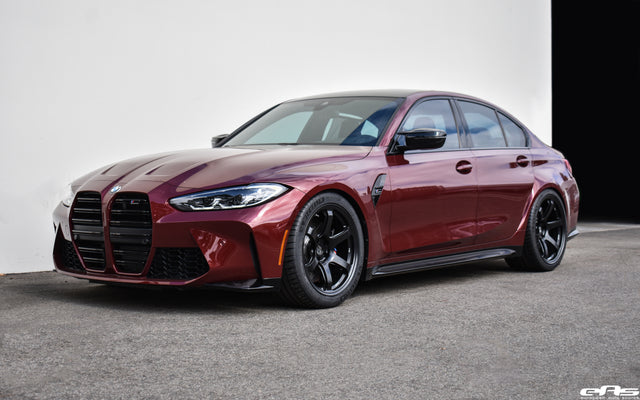 Aventurin Red Metallic G80 M3 Competition - KW V4, Millway Camber Plates & Titan 7 T-D6E