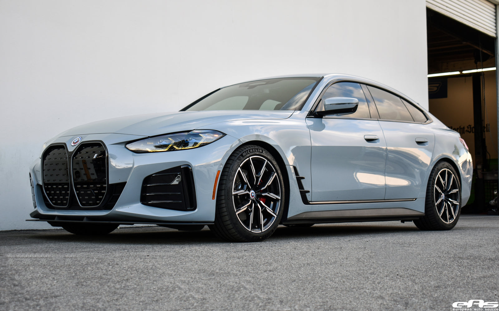 Brooklyn Grey G26 i4 eDrive 40 - KW DDC Coilovers, Yellow DRL Mod, Macht Schnell Competition Wheel Spacers
