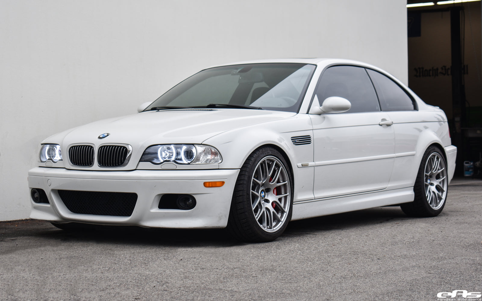 Alpine White E46 M3 - Stoptech ST Big Brakes, Recaro Sporster CS, Supersprint Exhaust