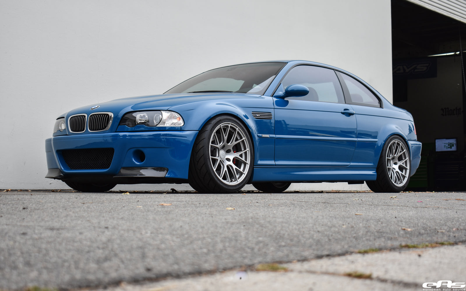 Laguna Seca Blue E46 M3 - Titan7 T-S7 (Iridium Silver)