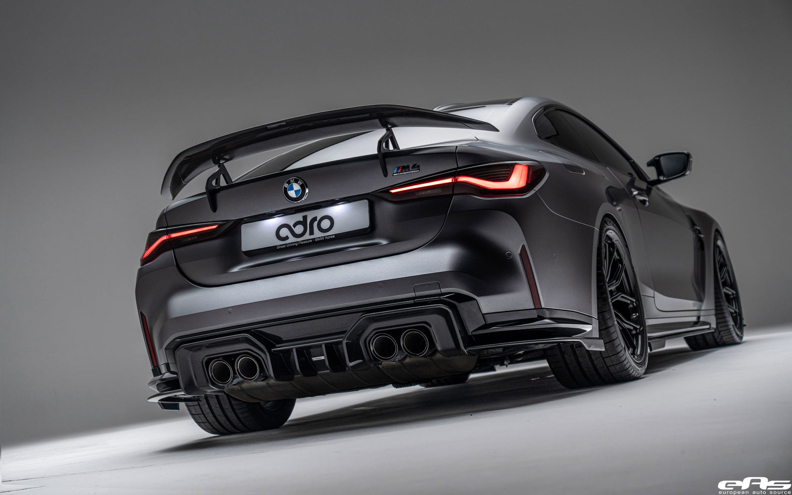 ADRO Premium Prepreg Carbon Fiber Swan Neck Wing For BMW G82 M4