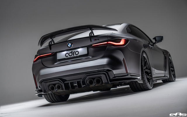 ADRO Premium Prepreg Carbon Fiber Swan Neck Wing For BMW G82 M4