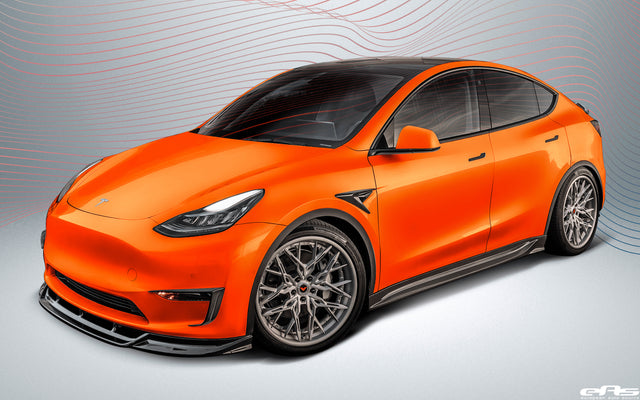 Vorsteiner Tesla Model Y Carbon Fiber Aero Program (Orange)