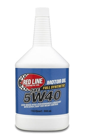 Red Line Oil -  5W40 Synthetic Motor Oil