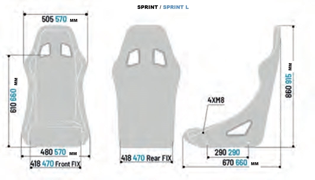 Sparco - Sprint+ Competition Seat