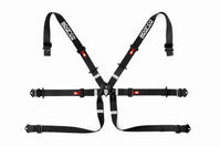 Sparco - 6-Point Forumula H7 2" Pull-Up Harness w/ Aluminum Adjuster