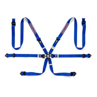 Sparco - Competition 6-Point Martini Racing 2" Pull-Down Harness