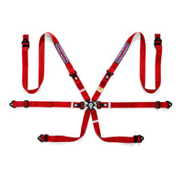 Sparco - Competition 6-Point Martini Racing 2" Pull-Down Harness