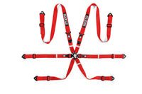 Sparco - H-2 Competition 2" 6-Point Pull-Down Harness (Steel Adjuster)