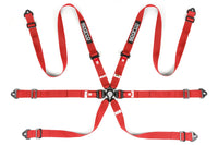 Sparco - H-2 Competition 2" 6-Point Pull-Down Harness (Aluminum Adjuster)