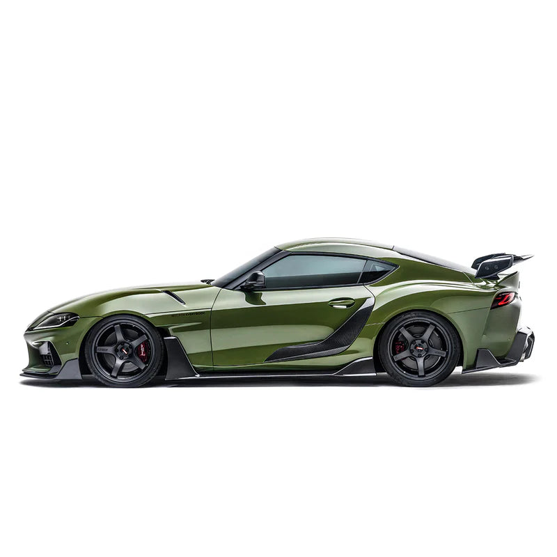 ADRO - V2 Premium Carbon Fiber Side Skirts w/ Fenders - Toyota GR Supr
