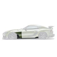 ADRO - V2 Premium Carbon Fiber Side Skirts w/ Fenders - Toyota GR Supra