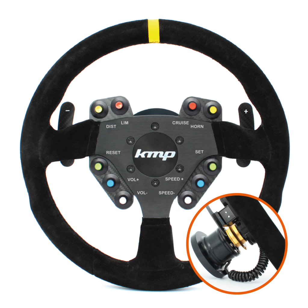 KMP - Racing Steering Wheel - Toyota A90 Supra