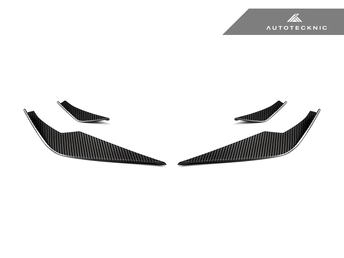 Autotecknic - Front Bumper Dry Carbon Corsa Canard Set - BMW G8X M3/M4