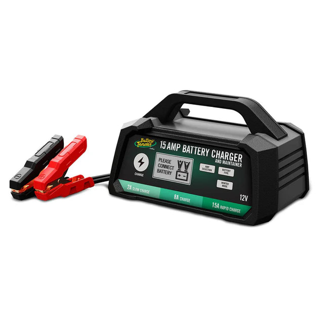 Battery Tender - 15 AMP/8 AMP/2 AMP Power Tender® Selectable Chemistry 12V Battery Charger
