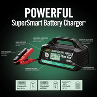 Battery Tender - 15 AMP/8 AMP/2 AMP Power Tender® Selectable Chemistry 12V Battery Charger