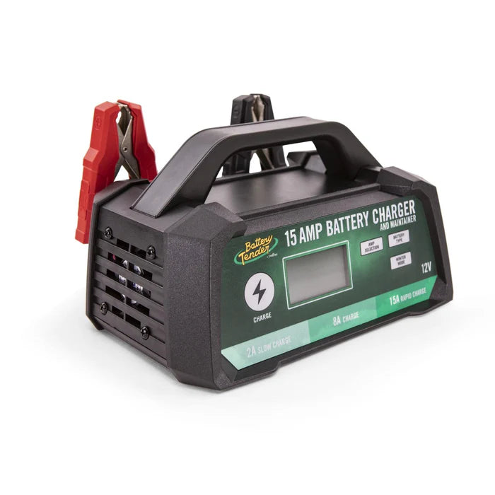 Battery Tender - 15 AMP/8 AMP/2 AMP Power Tender® Selectable Chemistry 12V Battery Charger