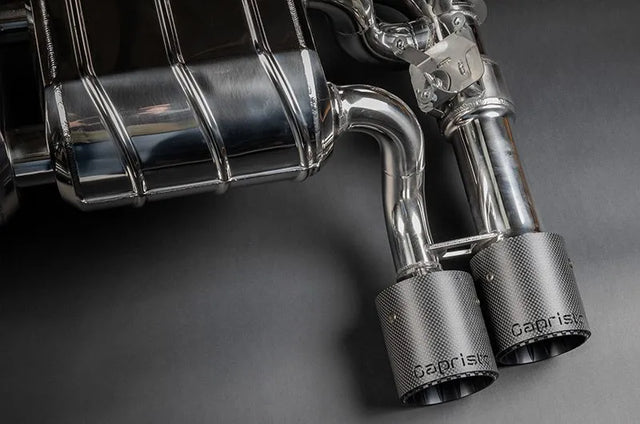 Capristo - Valved Catback Exhaust w/ 200cpsi Sports Cats & Wicrom Tips - BMW G8X M3/M4