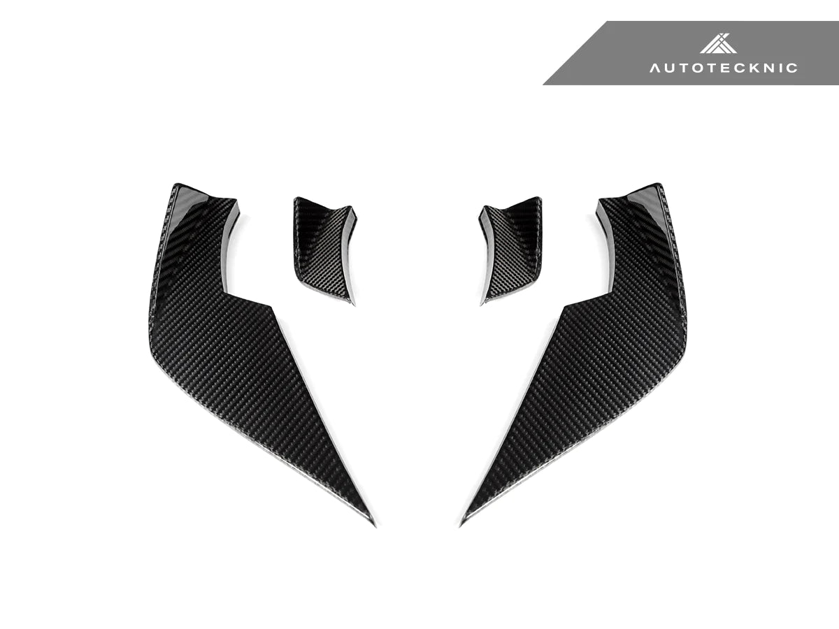 Autotecknic - Front Bumper Dry Carbon Corsa Canard Set - BMW G8X M3/M4