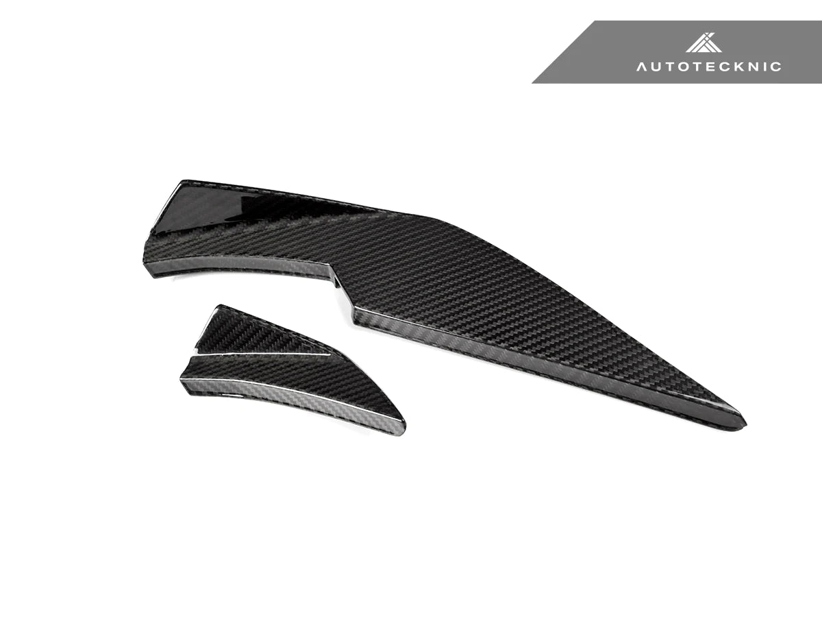 Autotecknic - Front Bumper Dry Carbon Corsa Canard Set - BMW G8X M3/M4
